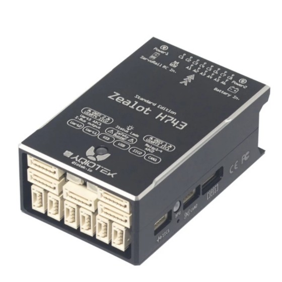 Ventas calientes Qiotek ZealotH743 Autopilot para RC Airplane Multicopter
